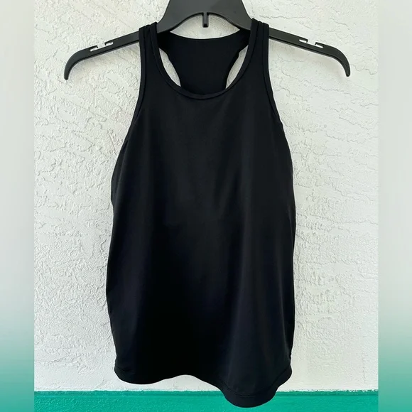 Lululemon Racerback Final Lap Tank Top Black Sleeveless  Size 10 - Picture 5 of 12